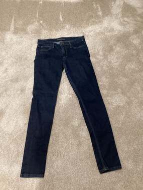 Joe's Jeans Women's W 28 Mid Rise Skinny Dark Wash Denim Jeans